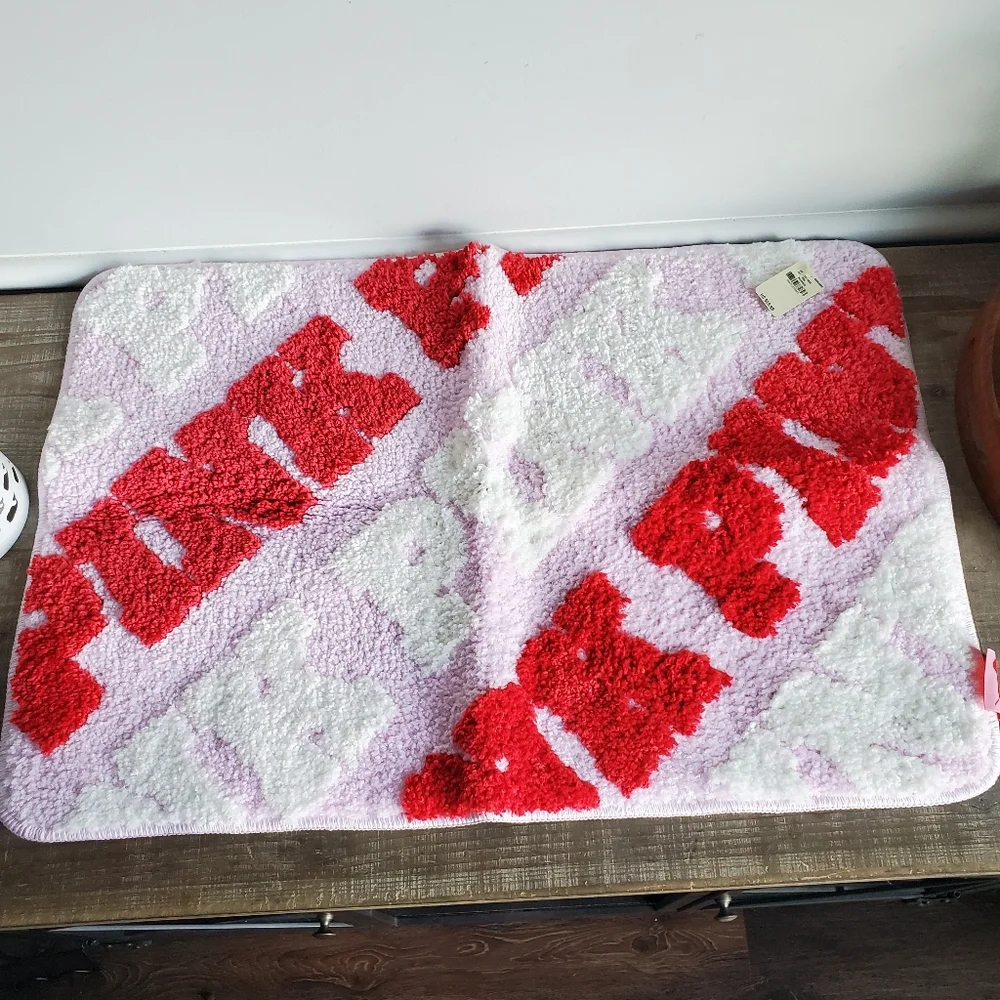 NEW with tag 2 Victoria's Secret PINK Bath Rugs Bundle